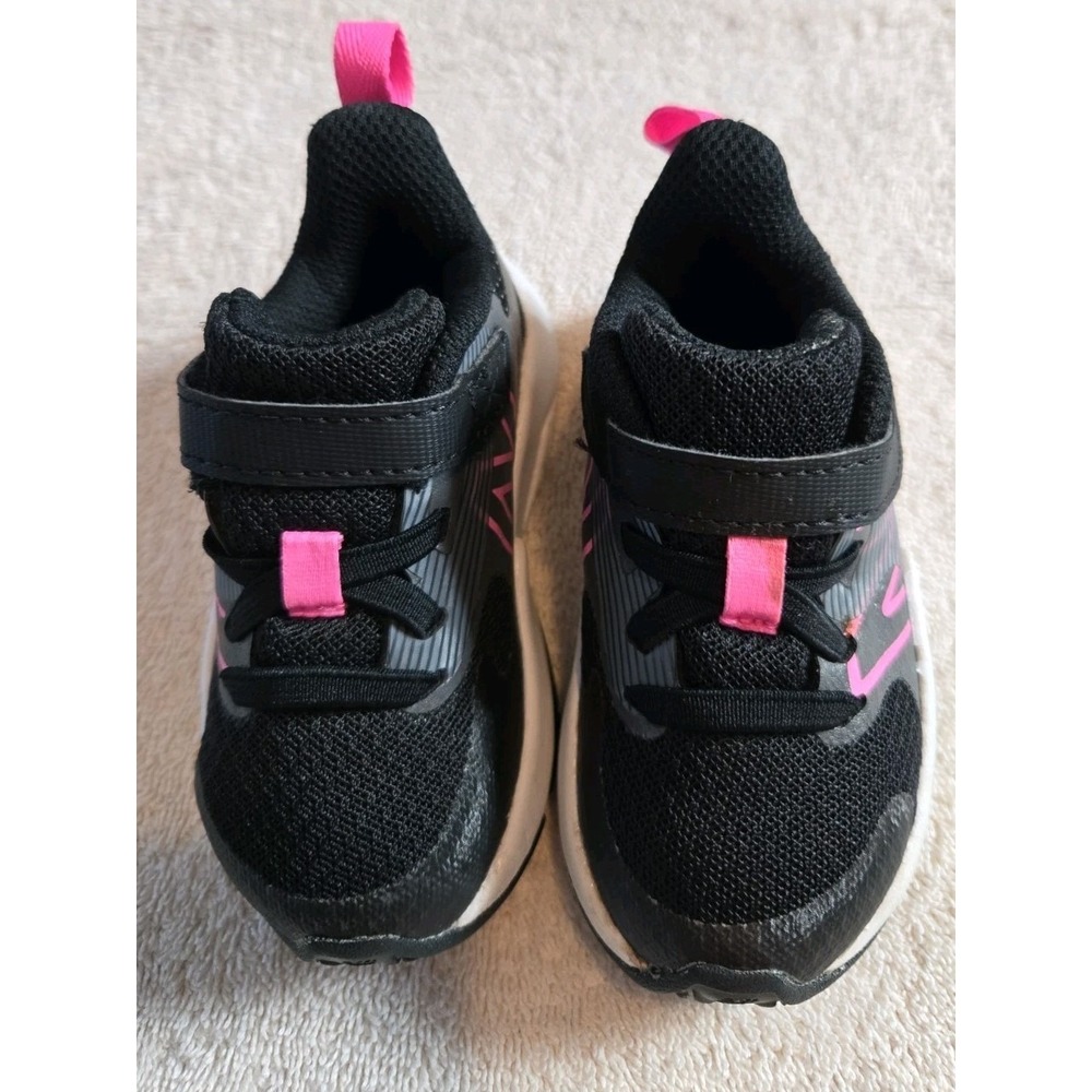 New Balance Infant Shoes Size 5 Slipon Sneakers Black & Pink